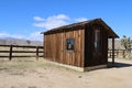 Western ranch stables corral shed Royalty Free Stock Photo
