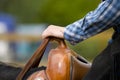 Western riding equipment detail Royalty Free Stock Photo