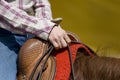 Western riding equipment detail Royalty Free Stock Photo