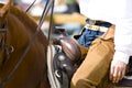 Western riding equipment detail Royalty Free Stock Photo