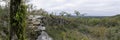 Western rim of quarry at Ruffner Mountain Nature Preserve