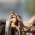 Western Saddle Royalty Free Stock Photo