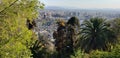 Western Santiago from funicular Royalty Free Stock Photo