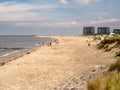 Western Scheldt river beach, Breskens, Zeeland, Netherlands Royalty Free Stock Photo