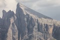 The western side of Sasso Lungo ans Sasso Piatto mount from the Alpe di Siusi area in the Dolomites