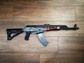 Western style AK-47 AKM assault rifle Royalty Free Stock Photo