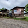 Western style building at Love Valley, North Carolina Royalty Free Stock Photo