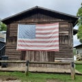 Western style building at Love Valley, North Carolina Royalty Free Stock Photo