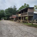 Western style building at Love Valley, North Carolina Royalty Free Stock Photo