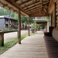 Western style building at Love Valley, North Carolina Royalty Free Stock Photo