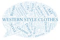 Western Style Clothes word cloud