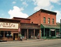 The Western Town Ketchum in the Sawtooth Mountains, Idaho Royalty Free Stock Photo