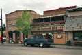 The Western Town Ketchum in the Sawtooth Mountains, Idaho Royalty Free Stock Photo