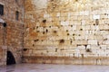 The Western Wailing Wall Kotel empty in Jerusalem old city Israel Royalty Free Stock Photo