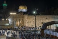 Western Wall is an ancient limestone wall, the holiest place Jews to pray. 27.06.2019 Royalty Free Stock Photo