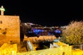 The Western Wall of Jersusalem by Night