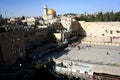 Western wall Jerusalem - Wailing Wall and Temple Mount. Israel Royalty Free Stock Photo