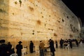 Western Wall at Night Royalty Free Stock Photo