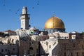 Western Wall and Rock of the Dome Royalty Free Stock Photo