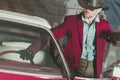 Western Wear Cowboy Driver Royalty Free Stock Photo