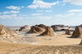 Western White Desert, in Egypt Royalty Free Stock Photo