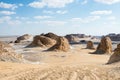 Western White Desert, in Egypt Royalty Free Stock Photo