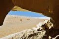 Western white desert in Sahara. Egypt Royalty Free Stock Photo