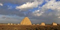 Western Xia imperial tombs Royalty Free Stock Photo