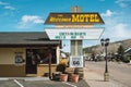 Westerner Motel vintage sign on Route 66, Williams, Arizona Royalty Free Stock Photo