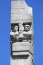 Westerplatte Monument in memory of the Polish defenders, Gdansk, Westerplatte, Poland Royalty Free Stock Photo