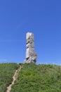 Westerplatte Monument in memory of the Polish defenders, Gdansk, Poland Royalty Free Stock Photo