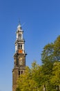 Westertoren, Western tower Royalty Free Stock Photo