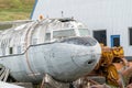 Westfjords, Iceland - July 3, 2023: Old United States Navy airplane, left to rust and abandoned in rural Iceland Royalty Free Stock Photo