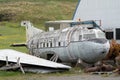 Westfjords, Iceland - July 3, 2023: Old United States Navy airplane, left to rust and abandoned in rural Iceland Royalty Free Stock Photo