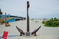 Anchor at the Westgate Cocoa Beach Pier, Cocoa Beach, Florida