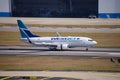 WestJet Boeing 737 landing at Tampa Int'l Airport