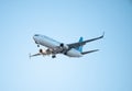 Westjet Airlines Airbus Airplane Royalty Free Stock Photo