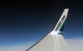 Westjet Wingtip Royalty Free Stock Photo