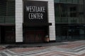 Westlake center mall is boarded up in the morning