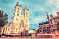 Westminster Abbey church in London UK Royalty Free Stock Photo