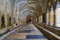 Westminster Abbey corridor the Collegiate Church of Saint Peter at Westminster London, Europe Royalty Free Stock Photo