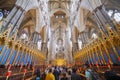 Westminster Abbey interior, London, England, UK Royalty Free Stock Photo