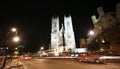 Westminster Abbey at Night Royalty Free Stock Photo