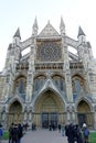 Westminster Abbey North Entrance in London Royalty Free Stock Photo