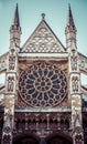 Westminster Abbey North Exterior Facade Detail Royalty Free Stock Photo