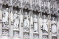 Westminster abbey statues - the 20th century martyrs Royalty Free Stock Photo