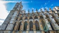 Westminster Abbey on a sunny summer day, London - UK Royalty Free Stock Photo