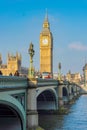 Westminster Bridge with views of Big Ben