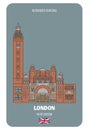 Westminster Cathedral in London, UK. Architectural symbols of European cities