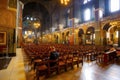 Interior of Westminster Cathedral or the Metropolitan Cathedral of the Precious Blood of Our Lord Jesus Christ in London, UK Royalty Free Stock Photo